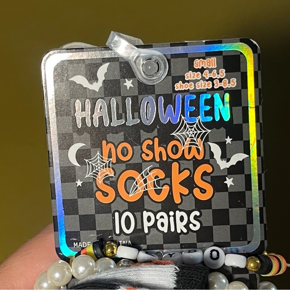 NWT Toddler 2T-4T jumping beans Sock Bundle of 3 Trendy Girls Halloween Variety - Picture 6 of 10